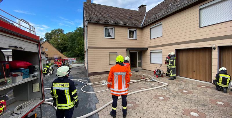 Topf auf Herd vergessen: Feuerwehreinsatz in Lüerdissen 